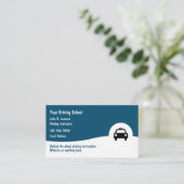 Rijschool Classic Visitekaartjes (Staand voorkant)