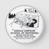 Rijschool voor instructeurs ronde klok (Voorkant)