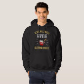 Rijst Aziatisch Eten Oefening Foodie Gym Fitness C Hoodie (Voorkant volledig)