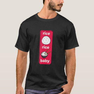 Rijst Baby Rijst Aziatisch voedsel rijst rijst T-shirt