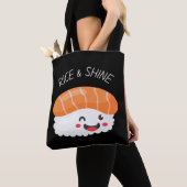 Rijst en Shine Kawaii Sushi canvas tas (Dichtbij)