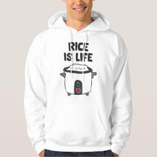 Rijst Is Leven Aziatisch Eten Chinees Rijst Liefde Hoodie