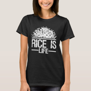 Rijst is Leven Aziatisch Eten Keuken Filipijnen F T-shirt