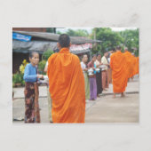 Rijst naar Monk Briefkaart (Voorkant)