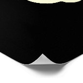 Rijst om je te ontmoeten Funny Sushi Pun Dark BG Poster (Hoek)