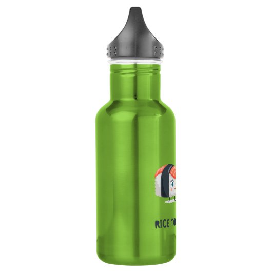 Rijst om je te ontmoeten waterfles  (Links)