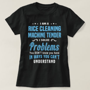 Rijst Schoonmaakmachine Tender T-shirt