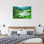 Rijst terraslandschap, Filipijnen Canvas Afdruk (Insitu (Slaapkamer))