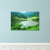 Rijst terraslandschap, Filipijnen Canvas Afdruk (Insitu (Houten vloer))