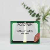 rijtijd kaart (Staand voorkant)