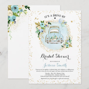 Rijvaardigheid en bediening met bridal Shower Invi Kaart