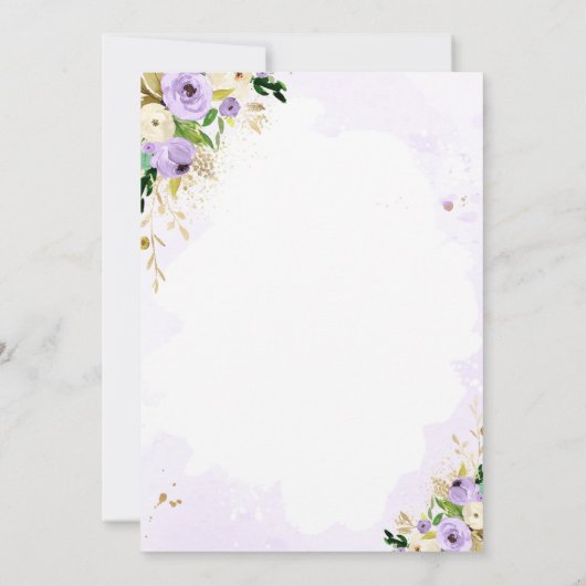 Rijvaardigheid en bediening met bridal Shower Uitn Kaart (Achterkant)