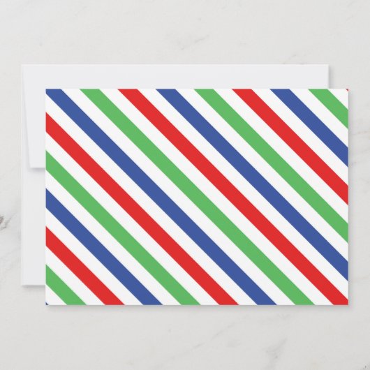 Rijvaardigheid en bediening van de Birthday Parade Kaart (Achterkant)