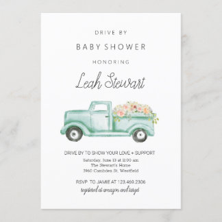 Rijvaardigheid op Baby shower Kaart