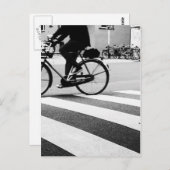 Rijwiel op de stoep briefkaart (Voorkant / Achterkant)