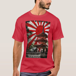 Rijzende zonpagode t-shirt