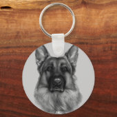 Rikko, Duitse herder Sleutelhanger (Voorkant)
