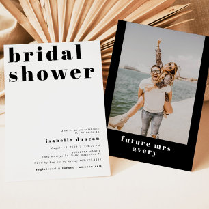 RILEY Bold Bohemian Retro Photo Vrijgezellenfeest Kaart