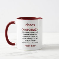 RILEY Chaos Coordinator Definition Kantoor Medewer