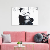 Riley en Ellen Canvas Afdruk (Insitu (Woonkamer))