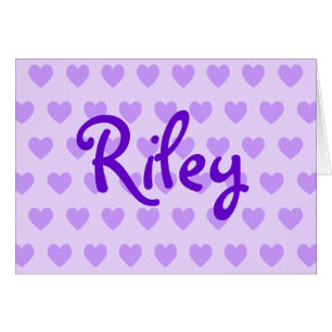 Riley en violet
