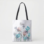 Riley Floral Monogram Draagtas (Voorkant)