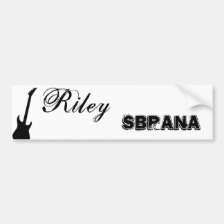 Riley Sbrana bumpersticker