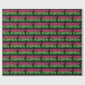 Riley Vorname Name Graffiti red green Cadeaupapier (Vlak)