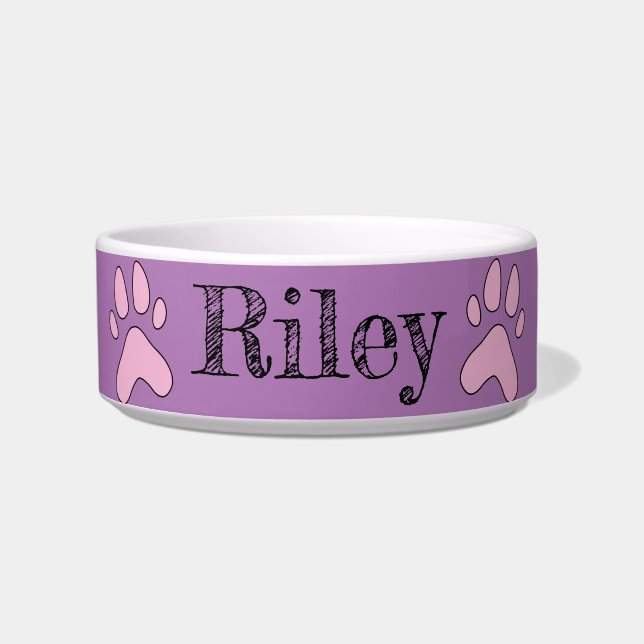"Rileyl" Gecoördineerde  Pet Bowl Voerbakje (Voorkant)