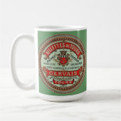 Rillettes de Tours Mug Étiquette Vintage (Gauche)
