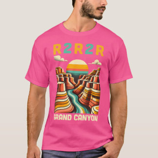 Rim 2 Rim Grand Canyon Trail Run R2R2R Run T-shirt
