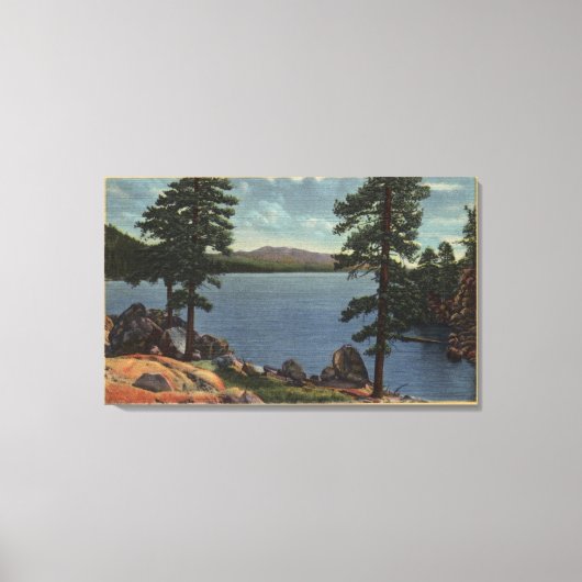 Rim O' the World Drive, West End Uitzicht Canvas Afdruk (Voorkant)