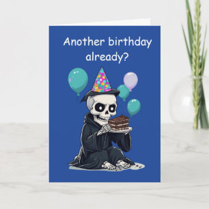 rim Reaper Verjaardag Grappig Verouderen Humor Cad Kaart