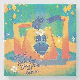 Rimba Raya Orangutan Reserve Stone Onderzetter