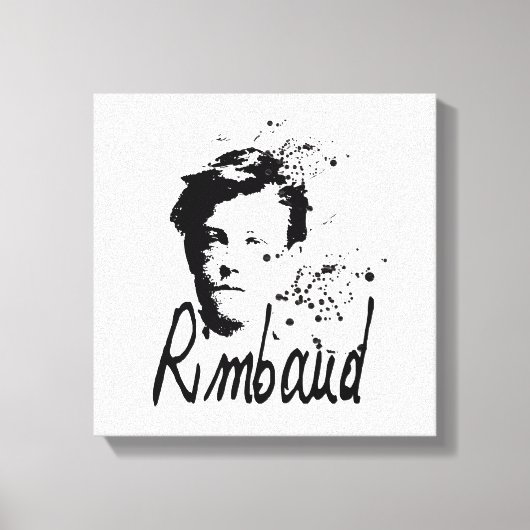RIMBAUD - Graphic Art Canvas Afdruk (Voorkant)