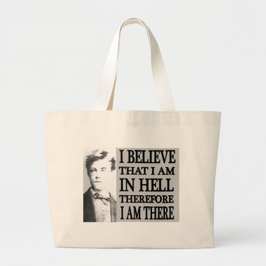 Rimbaud in de hel grote tote bag (Voorkant)