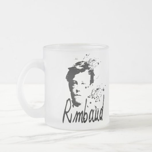 RIMBAUD-portret 2x Mok (Links)