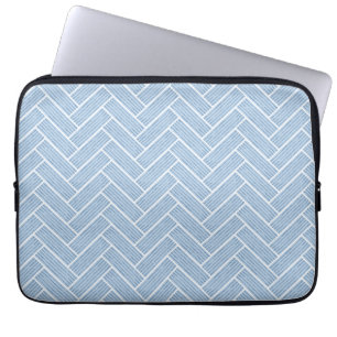Rimpel Herringbone in Leisteen Laptop Sleeve