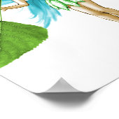 Rimpel van de apenboom poster (Hoek)