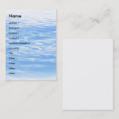 Rimpelingen | visitekaartje (Voorkant / Achterkant)