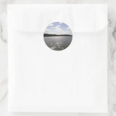 rimpelmeer ronde sticker (Tas)