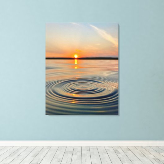 rimpels canvas afdruk (Insitu (Houten vloer))