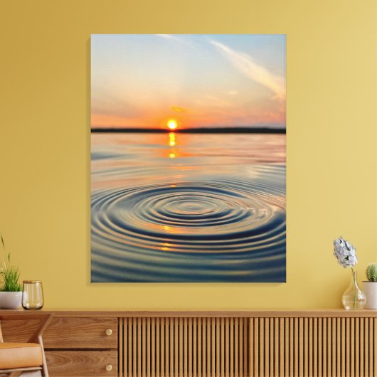 rimpels canvas afdruk (Insitu (Woonkamer))