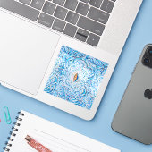 rimpels sticker (Laptop met iPhone)