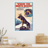 Rin Tin Tin - waar het noorden begint Poster (Keuken)