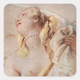 Rinaldo Abandoning Armida Vierkante Sticker