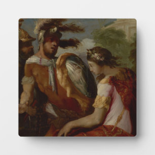 Rinaldo en de Mirror-Shield, c.1650-55 Fotoplaat