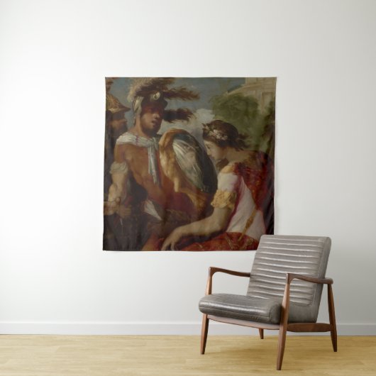 Rinaldo en de Mirror-Shield, c.1650-55 Wandkleed (In situ)