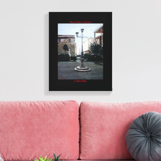 Rincón de Ferrol (A Coruña) Canvas Afdruk (Insitu (Woonkamer))