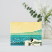 Rincon Surfer Briefkaart (Staand voorkant)